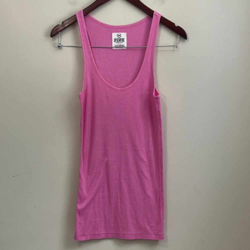 PINK Victoria's Secret Women's Ribbed Tank Top Size Large